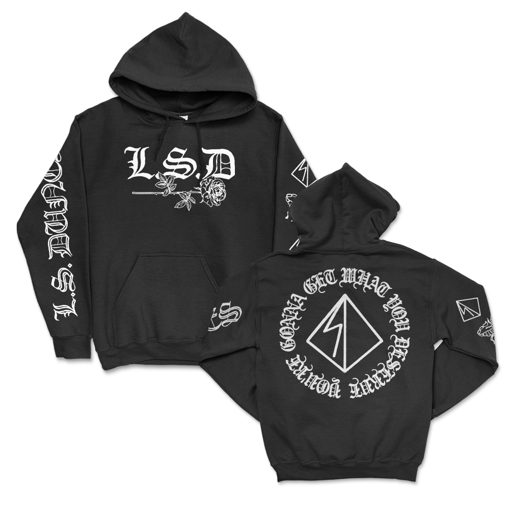 Branded Pullover Hoodie (Black)