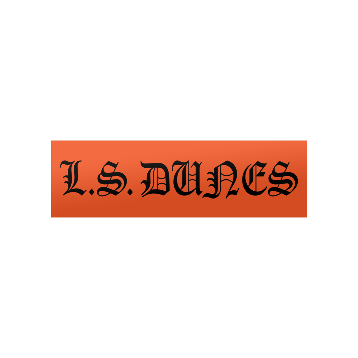 Logo Bumper Sticker (Orange)