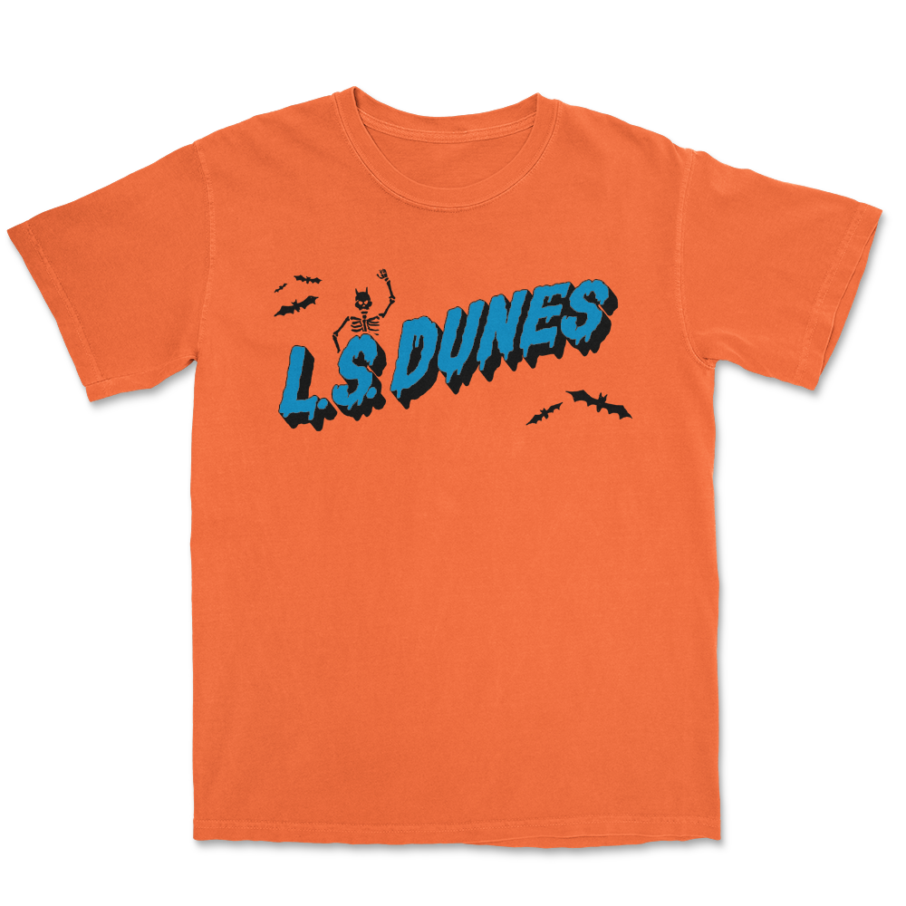 Spooky Skeleton T-Shirt (Orange)