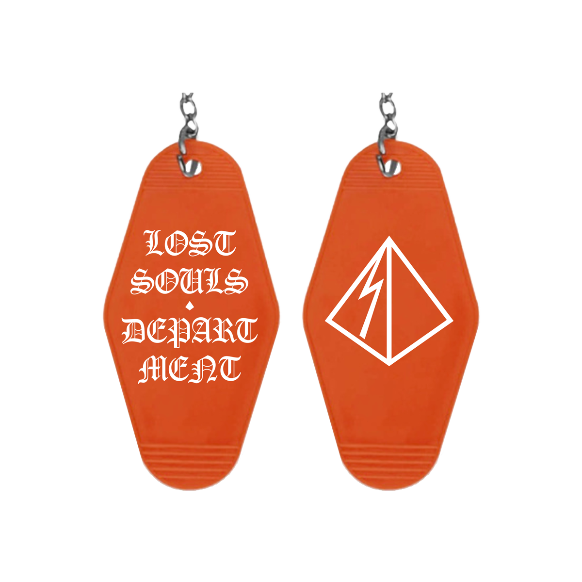 Pyramid Logo Hotel Keychain (Orange)