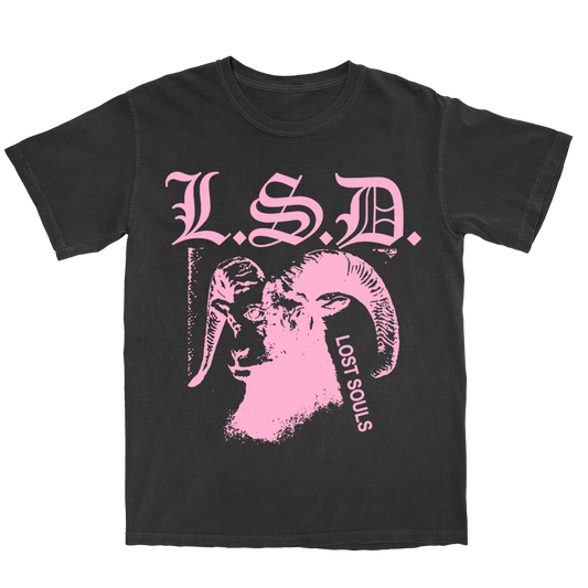 Pink Ram T-Shirt (Black)
