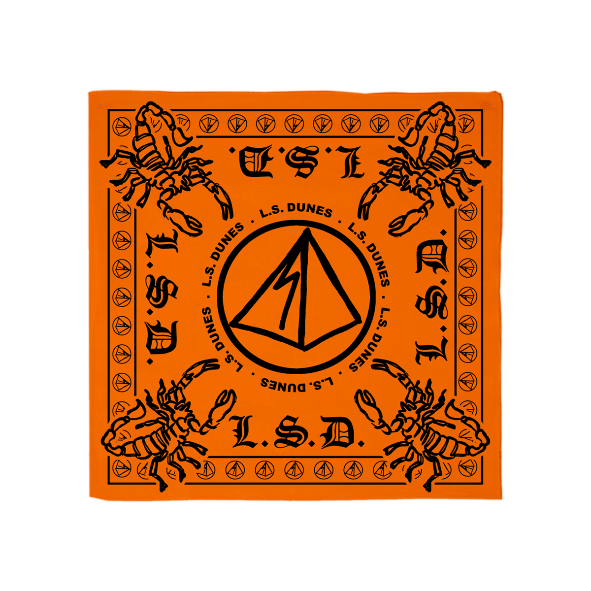 Pyramid Bandana (Orange)