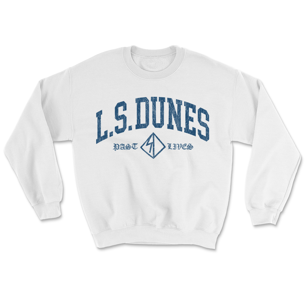 Athletic Logo Crewneck Sweatshirt (White)