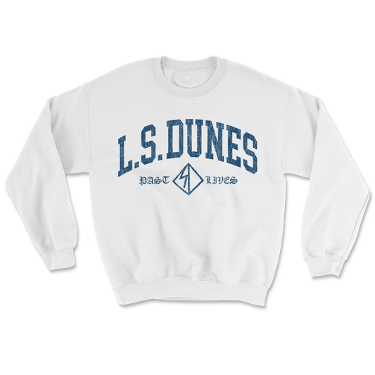 Athletic Logo Crewneck Sweatshirt (White)
