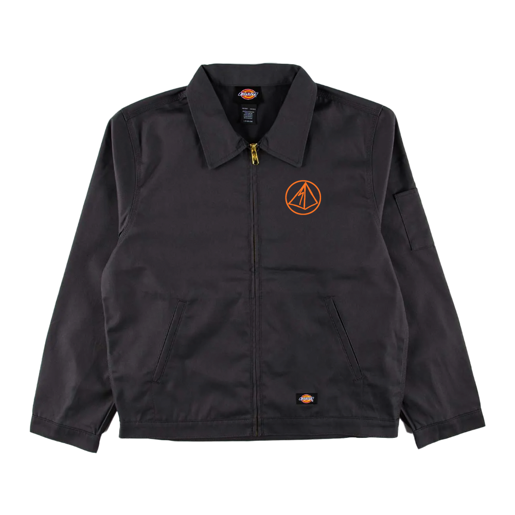 Pyramid Logo Dickies Work Jacket (Black)