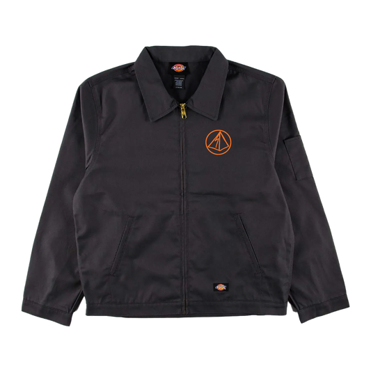 Pyramid Logo Dickies Work Jacket (Black)