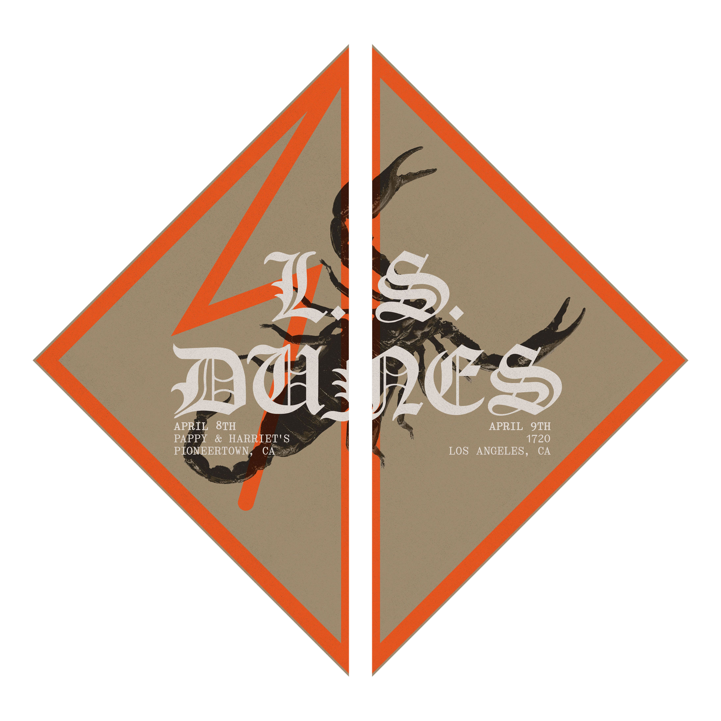 Die Cut Tour Prints (April 8/9 2023)